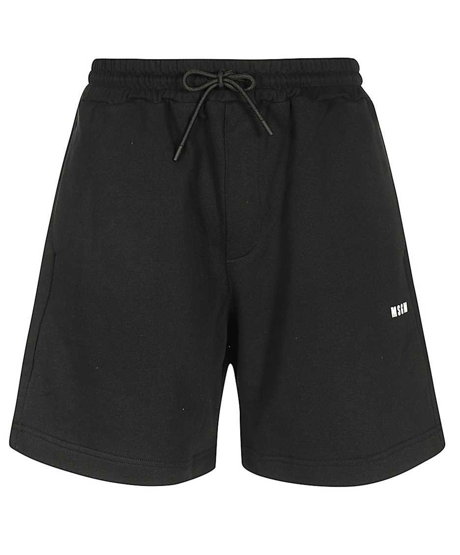 MSGM Cotton bermuda shorts Zwart