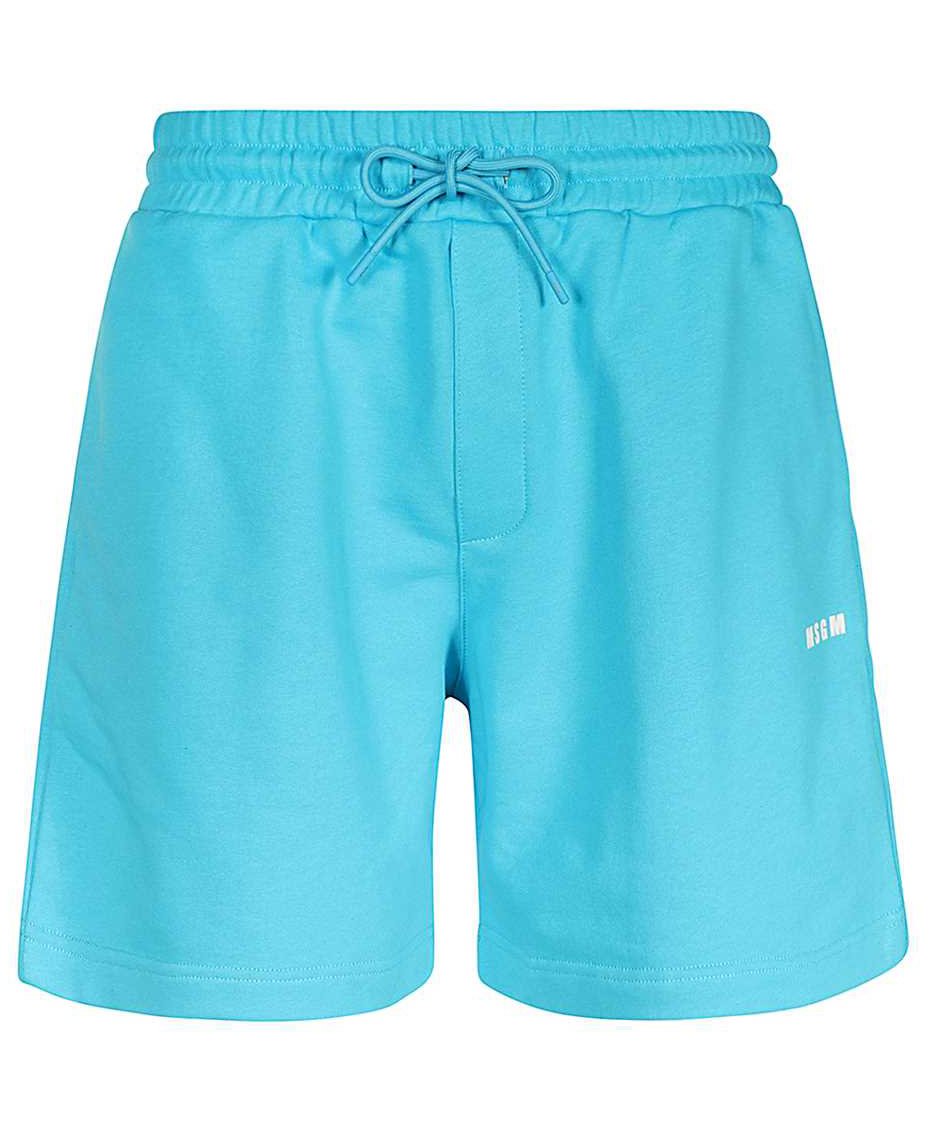 MSGM Cotton bermuda shorts Blauw