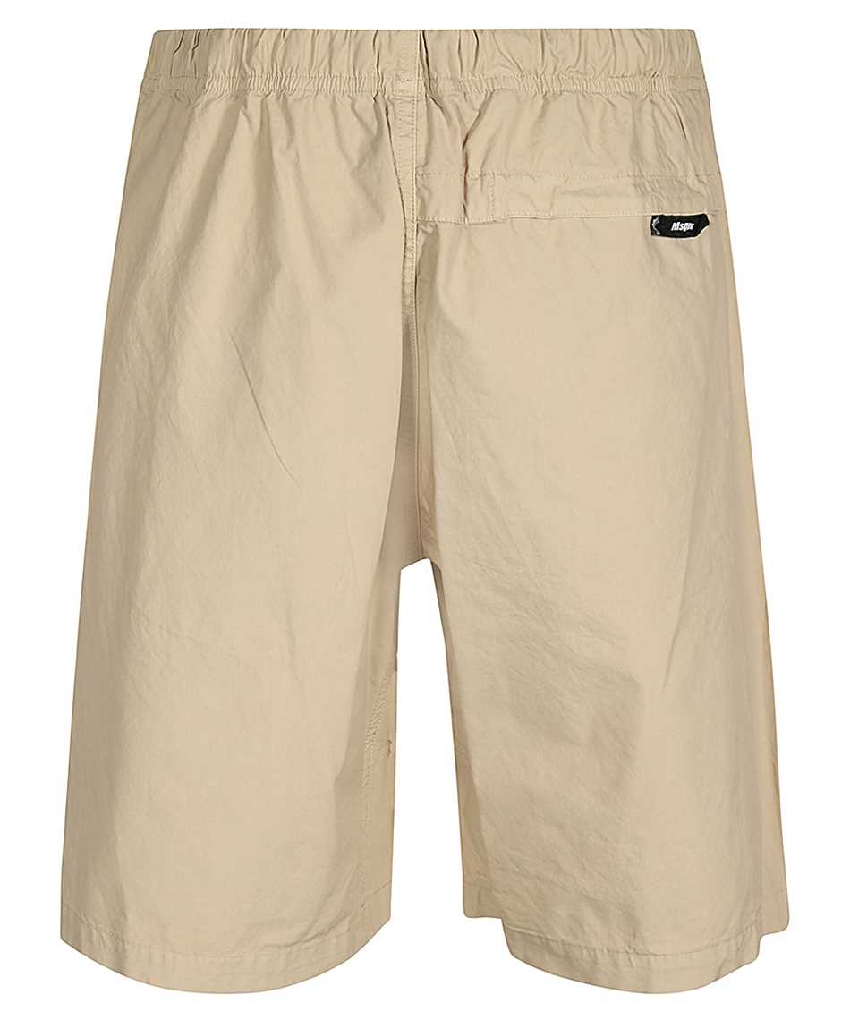 MSGM Cotton bermuda shorts Beige