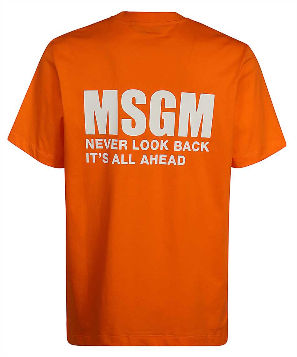 MSGM Cotton T-shirt Oranje
