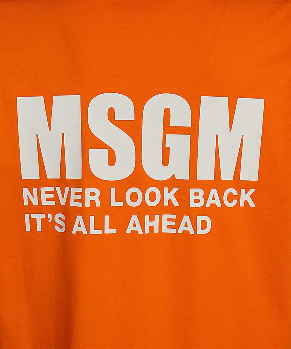 MSGM Cotton T-shirt Oranje