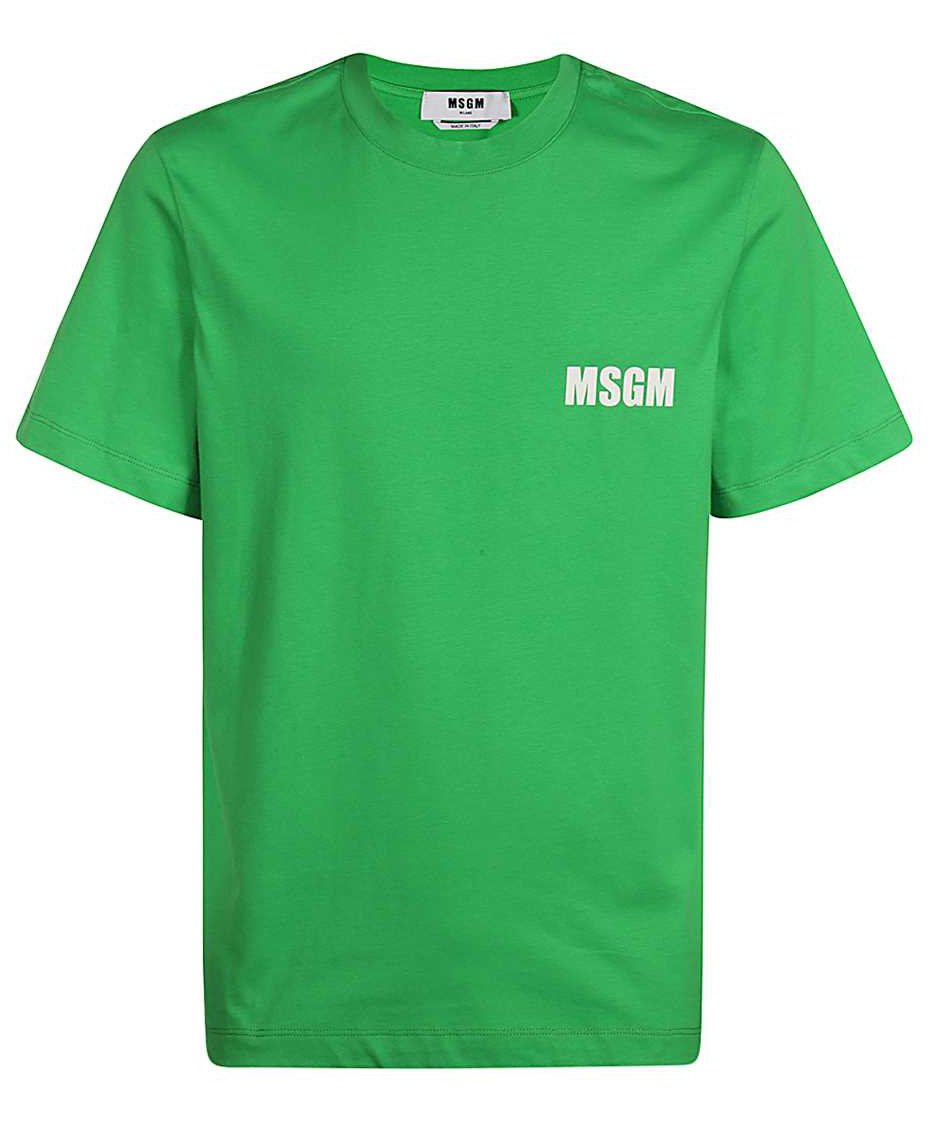 MSGM Cotton T-shirt Groen