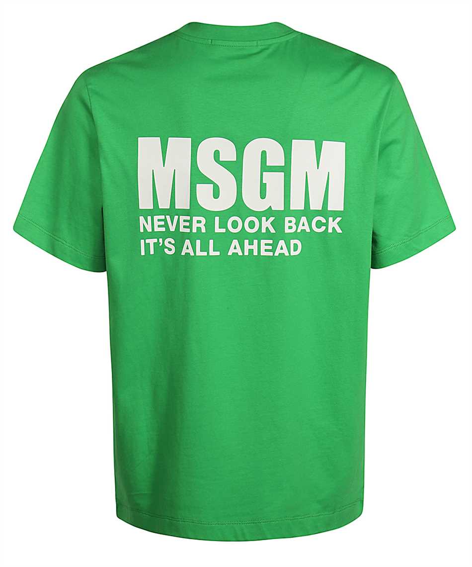 MSGM Cotton T-shirt Groen