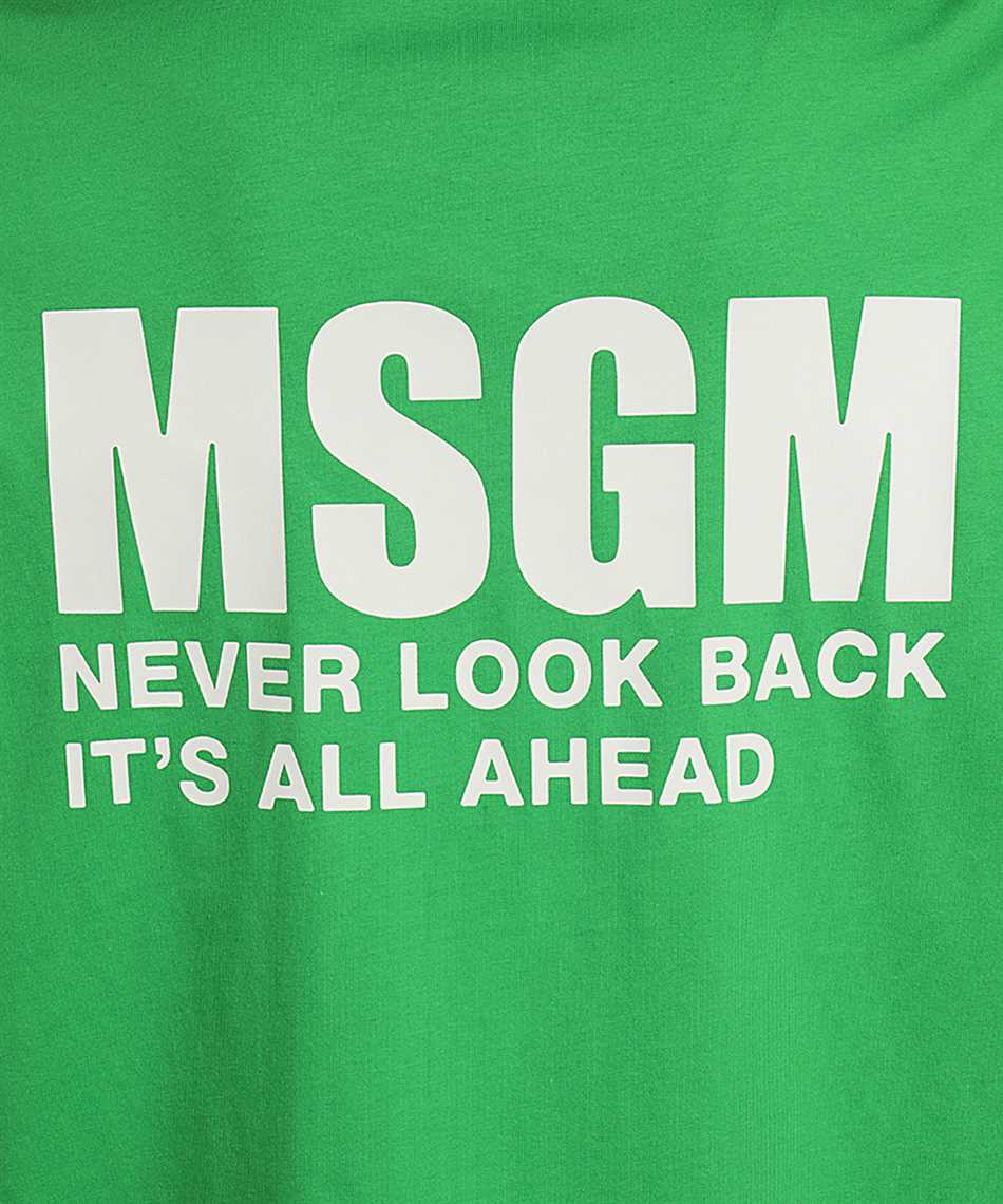 MSGM Cotton T-shirt Groen