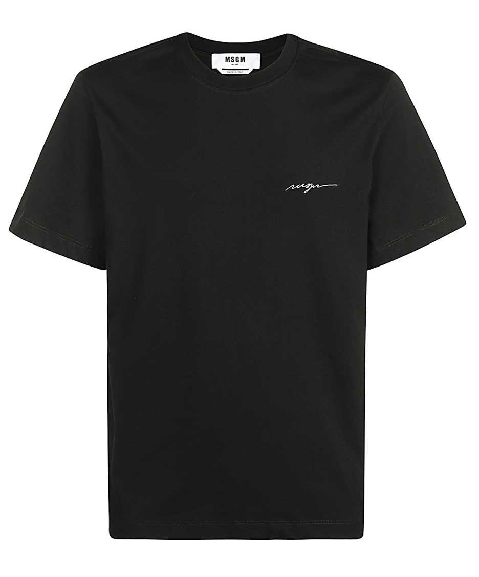 MSGM Cotton T-shirt Zwart