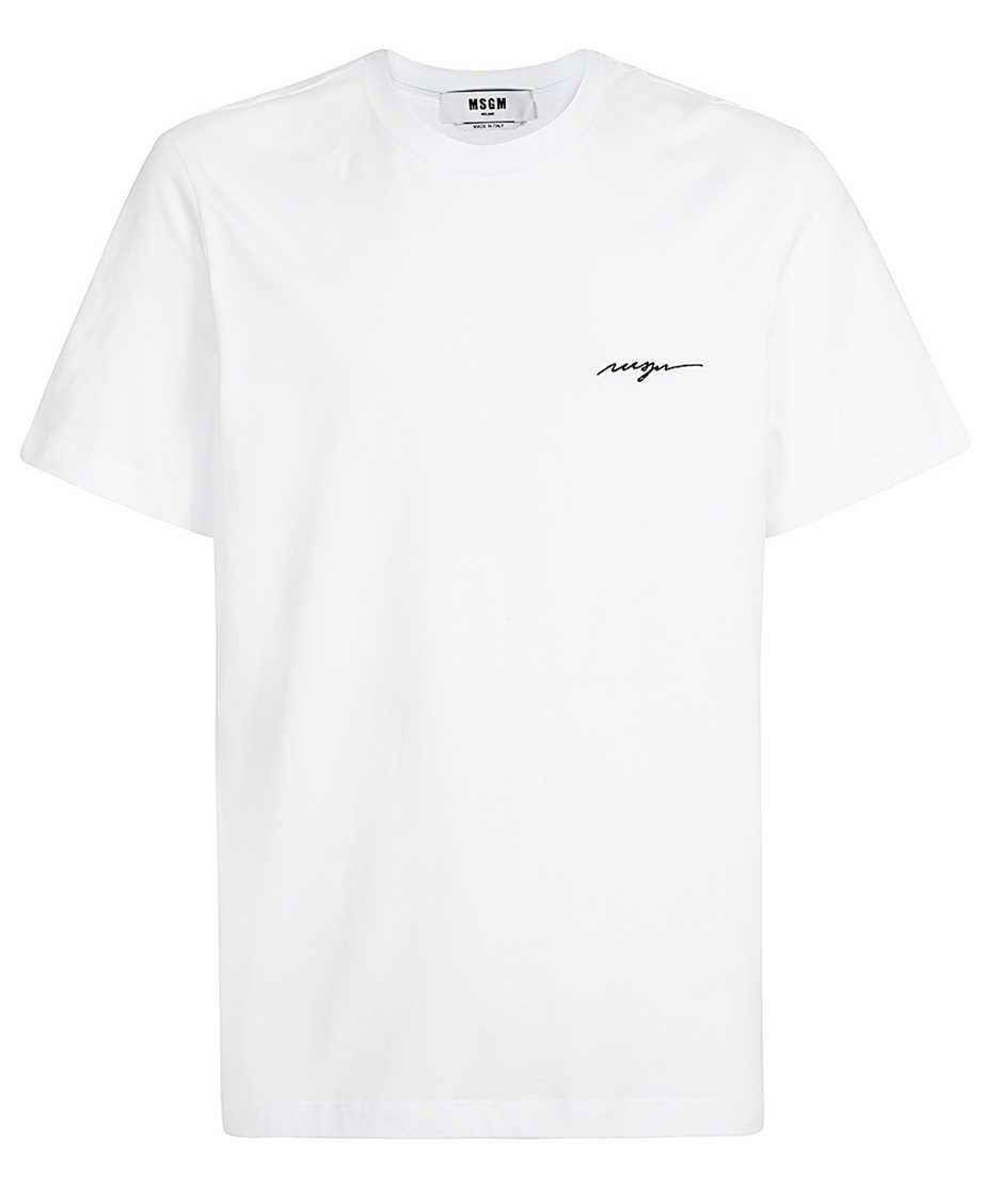 MSGM Cotton T-shirt Wit