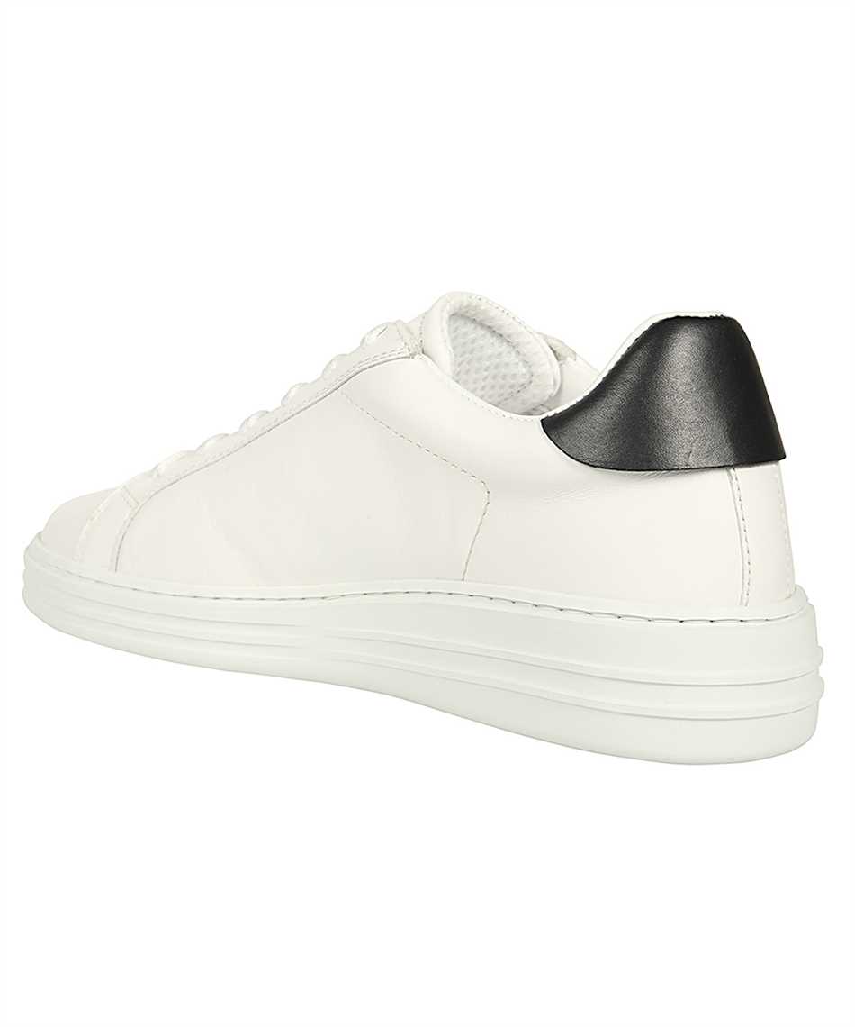 MSGM Leather low-top sneakers Wit