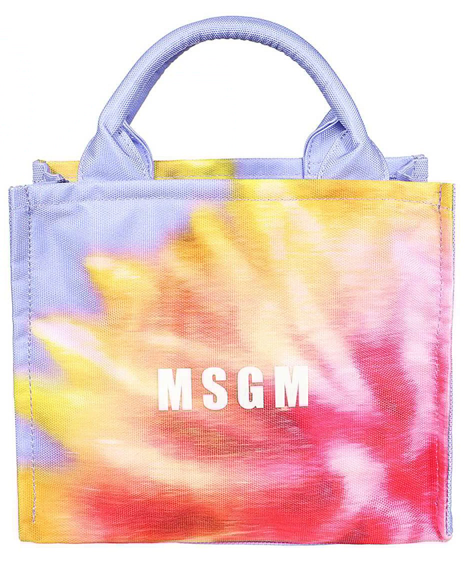 MSGM Logo detail handbag Blauw