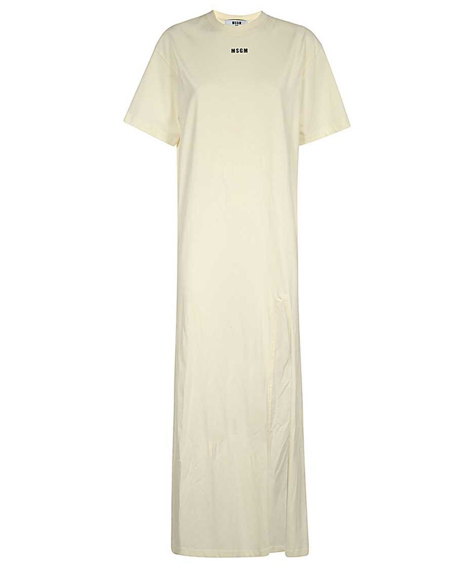 MSGM Cotton long dress Neutraal