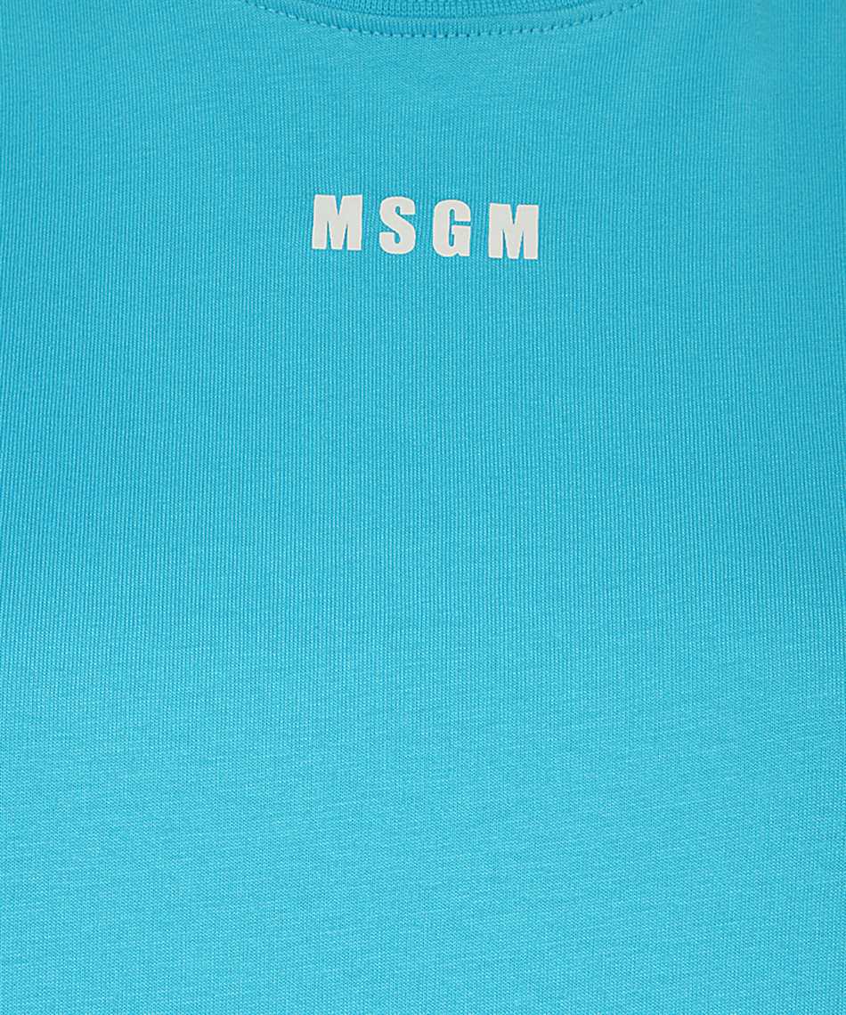 MSGM Cotton long dress Blauw