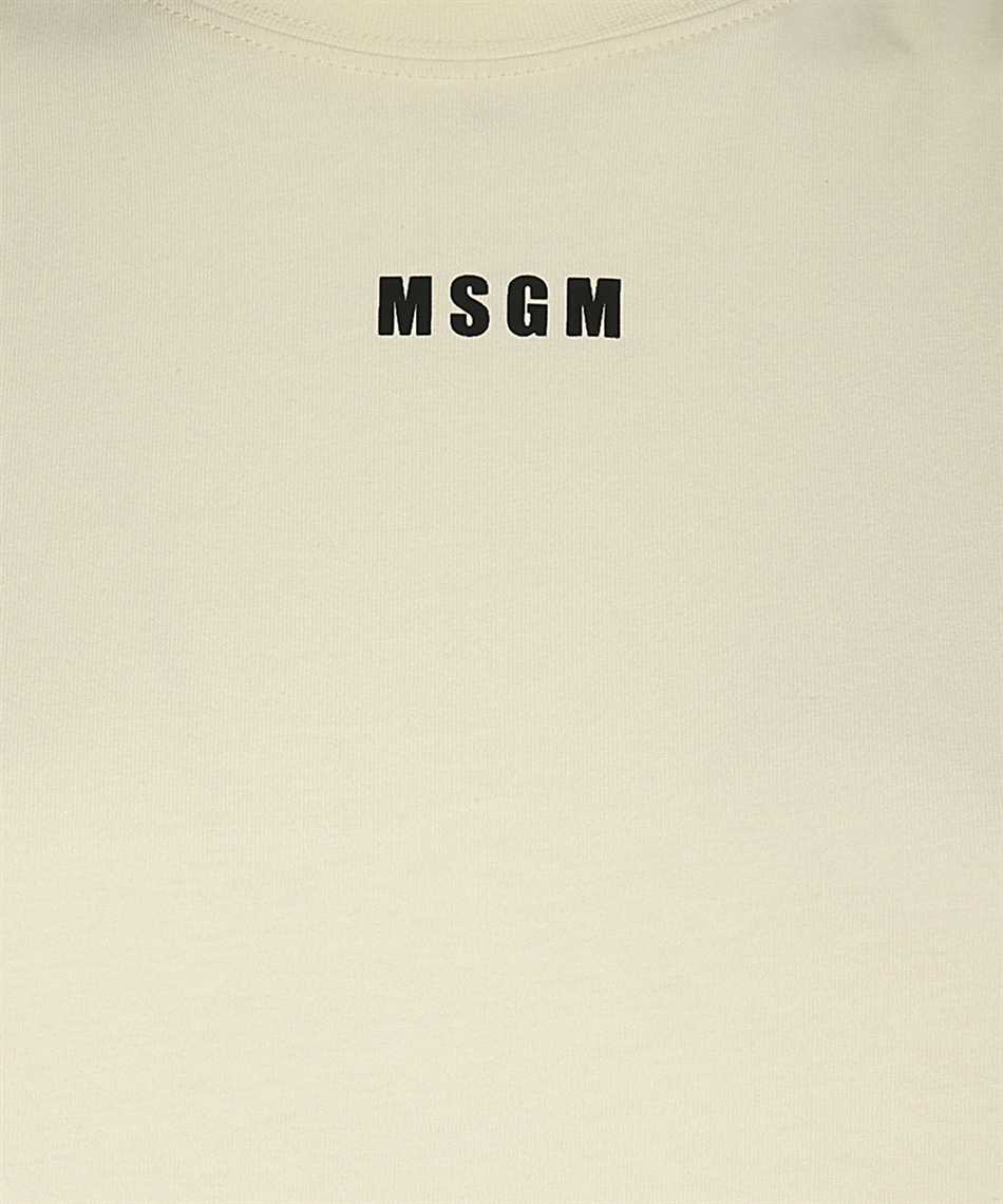 MSGM Cotton long dress Neutraal