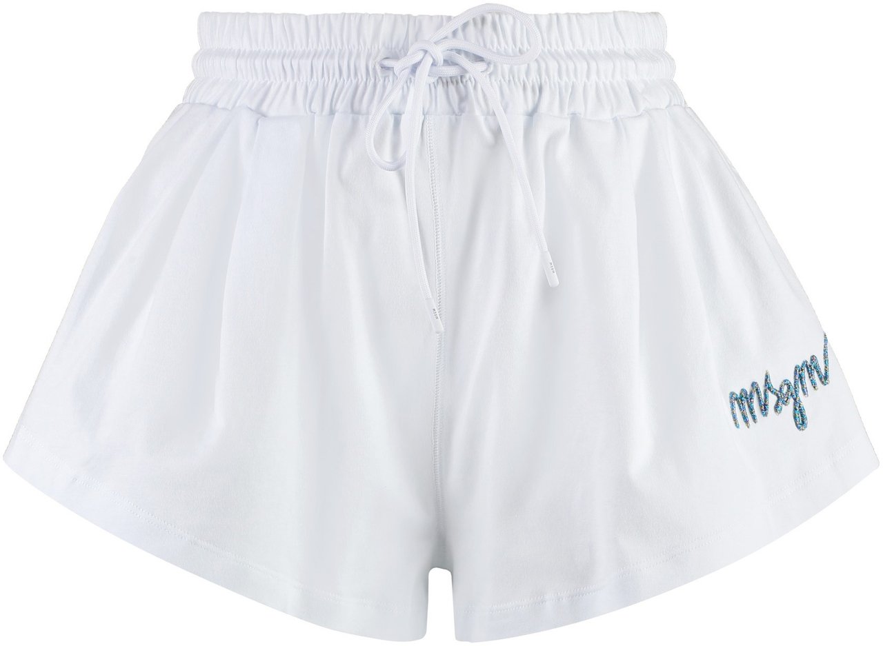 MSGM Cotton shorts Wit