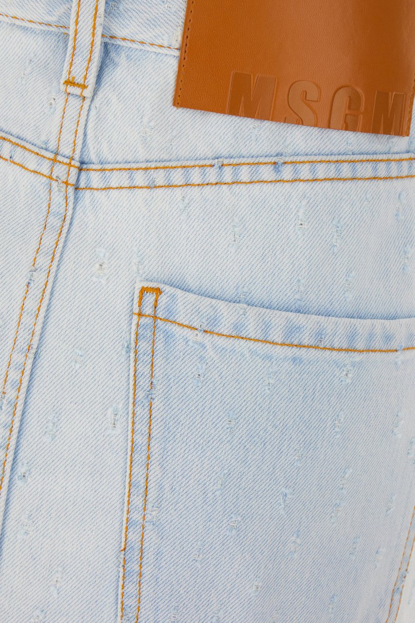 MSGM MSGM Denim skirt Lichtblauw