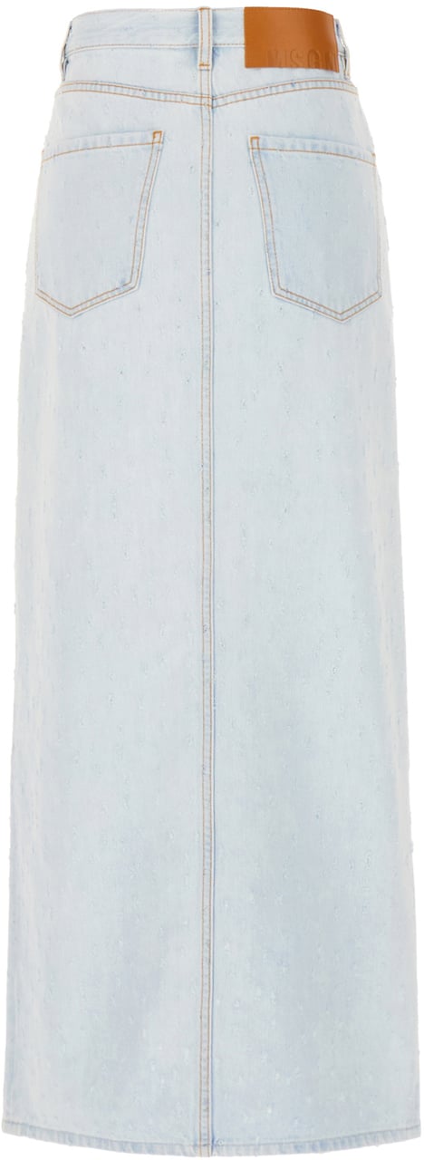 MSGM MSGM Denim skirt Lichtblauw