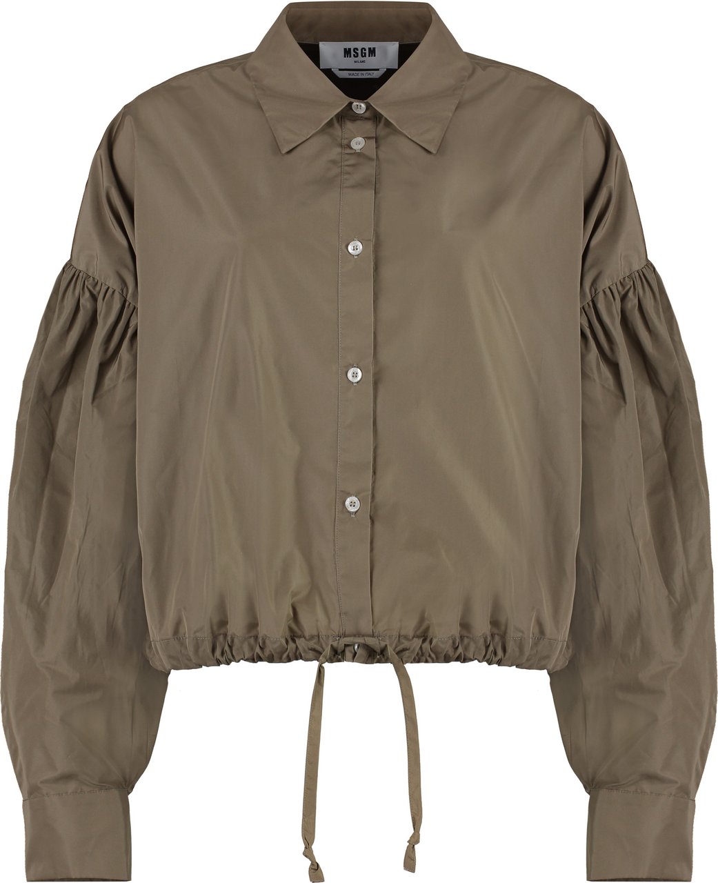 MSGM Taffeta shirt Groen