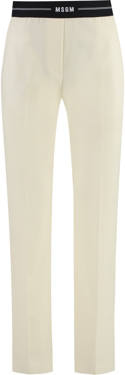 MSGM Wool trousers Wit