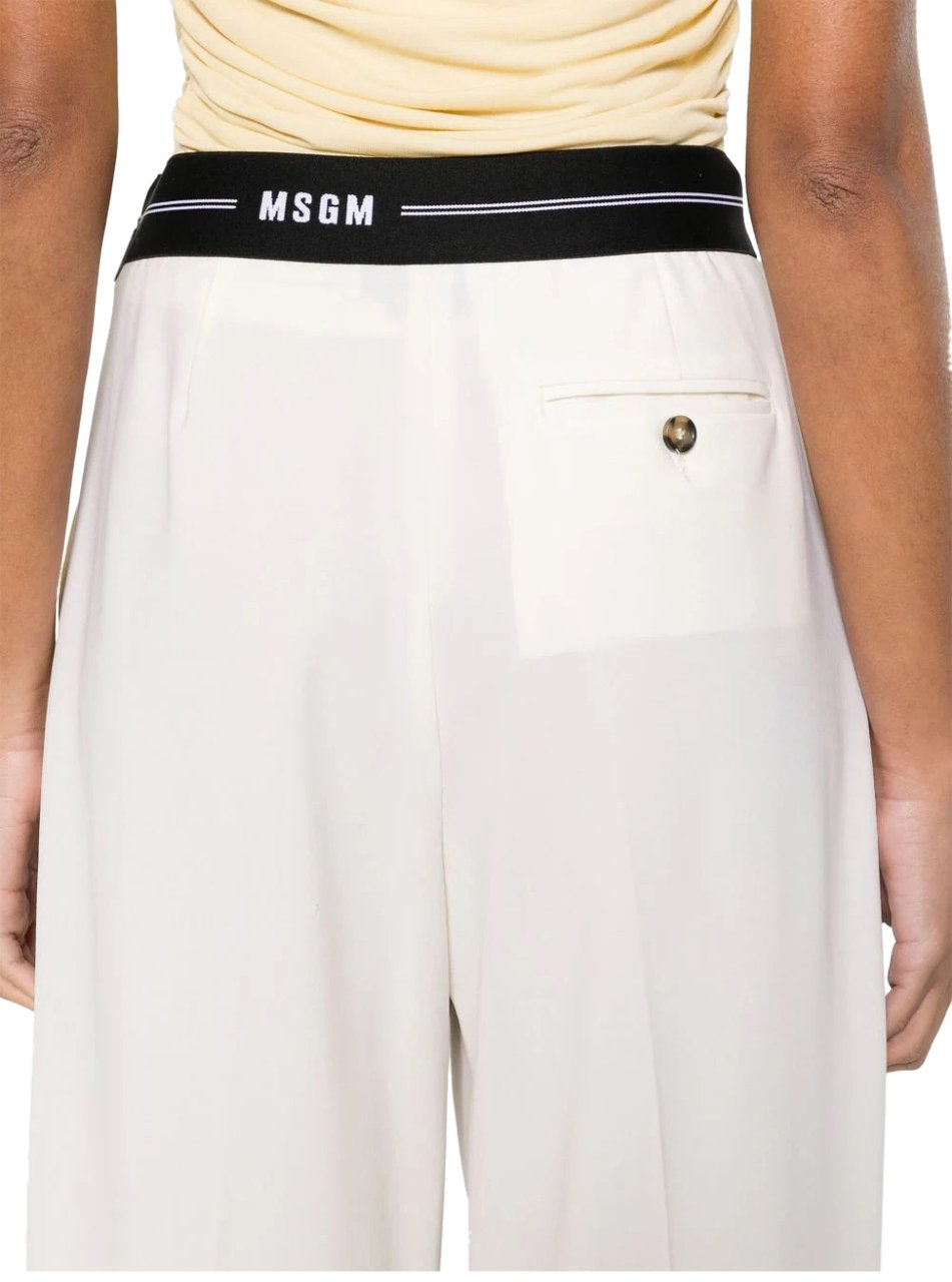 MSGM Pantalone Wit