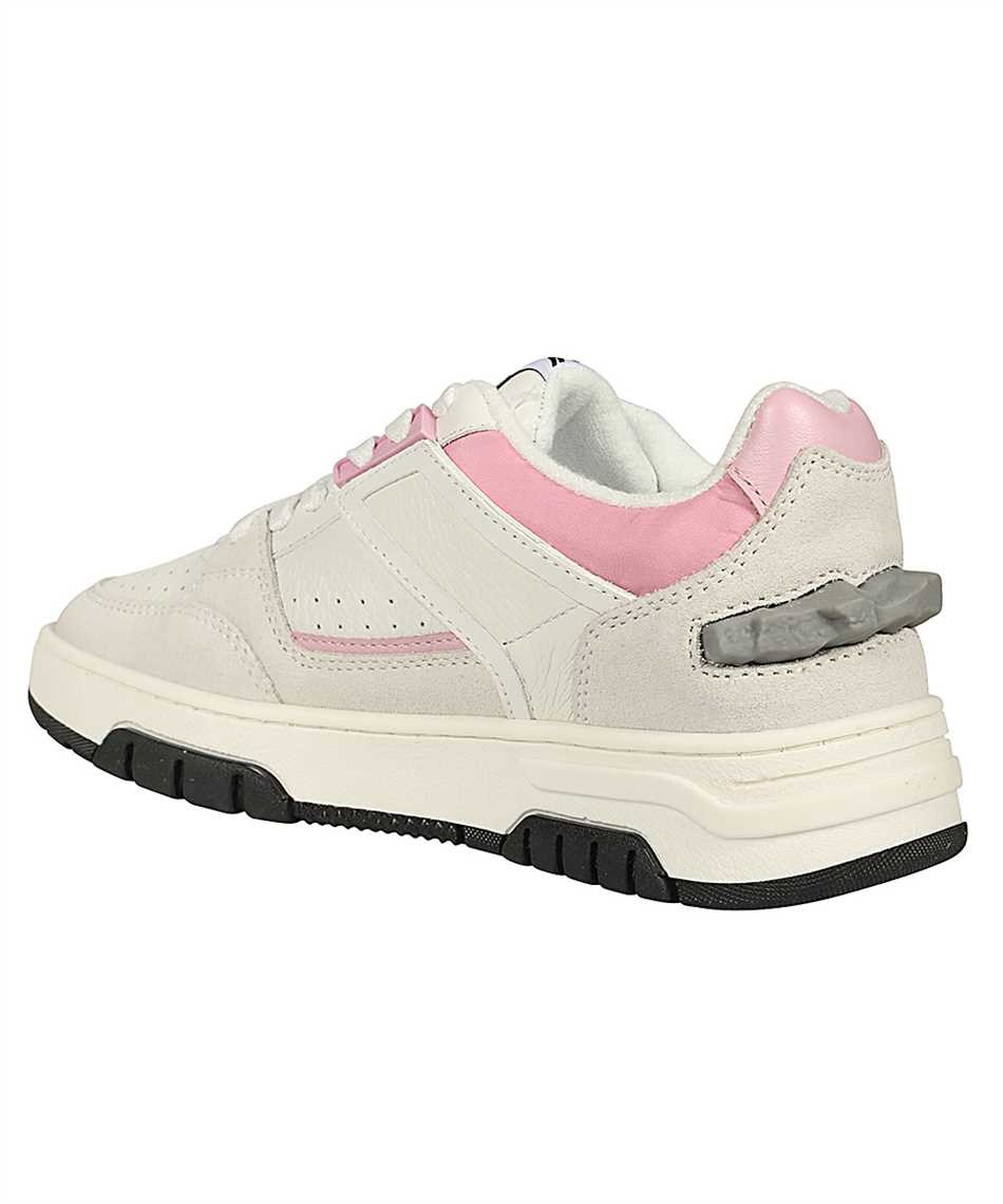 MSGM Leather low-top sneakers Wit