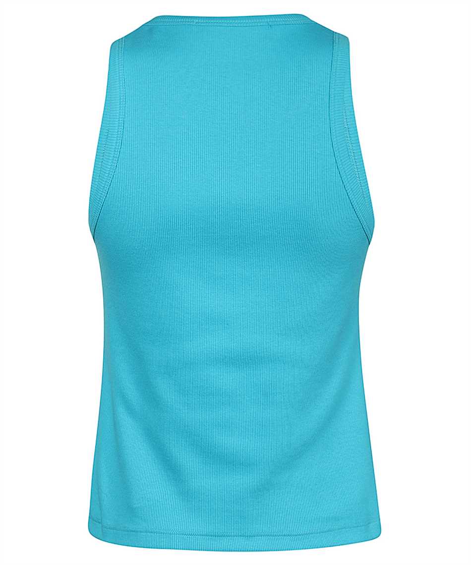 MSGM Ribbed tank top Lichtblauw