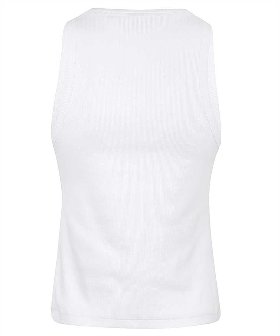 MSGM Ribbed tank top Wit