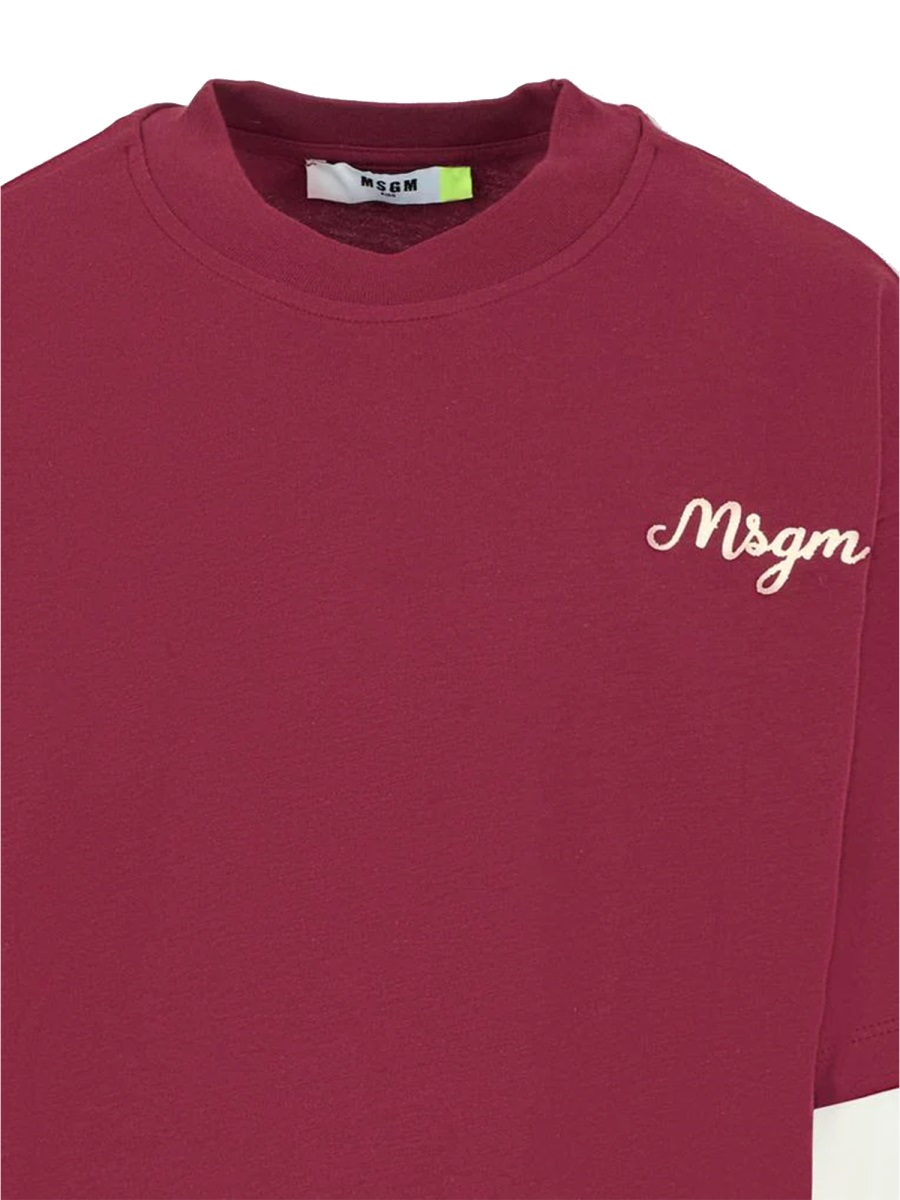 MSGM T-SHIRT JERSEY Rood