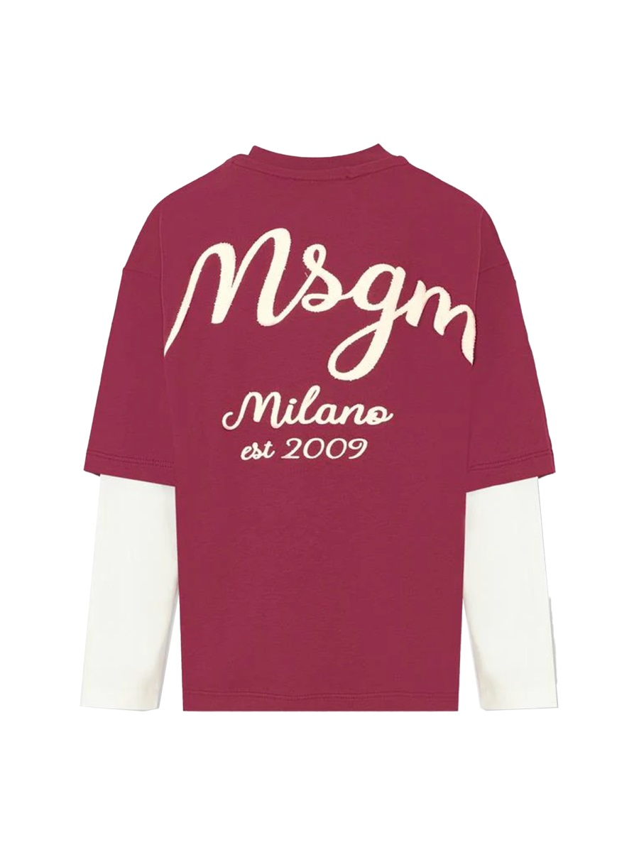 MSGM T-SHIRT JERSEY Rood