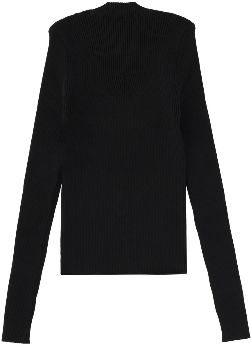 MSGM T-SHIRT WITH LOGO Zwart