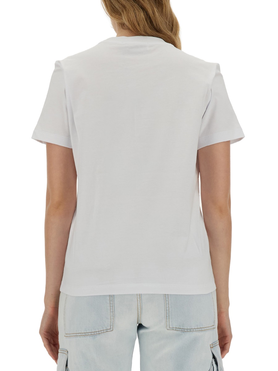 MSGM MICRO LOGO T-SHIRT Wit