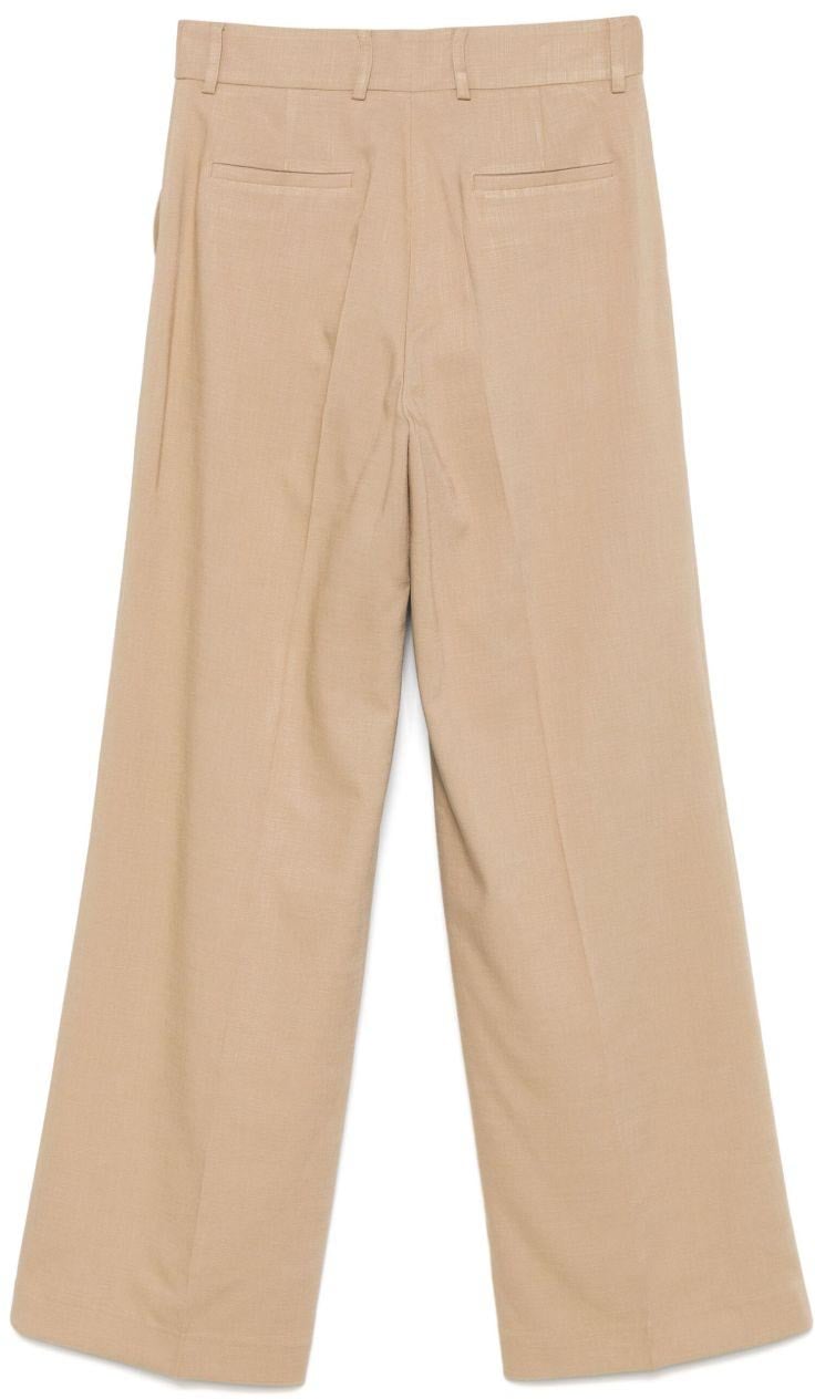 MSGM Trousers Beige Beige