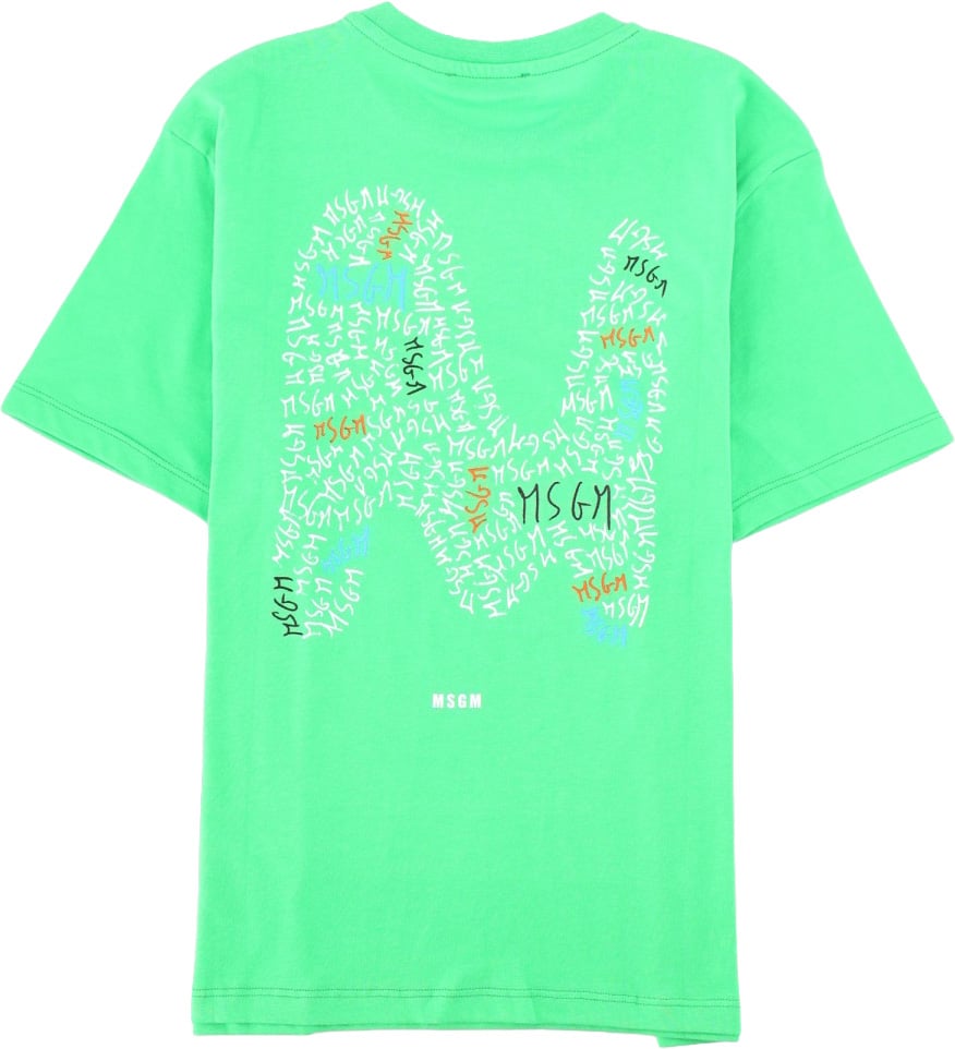 MSGM jersey t-shirt boy Groen
