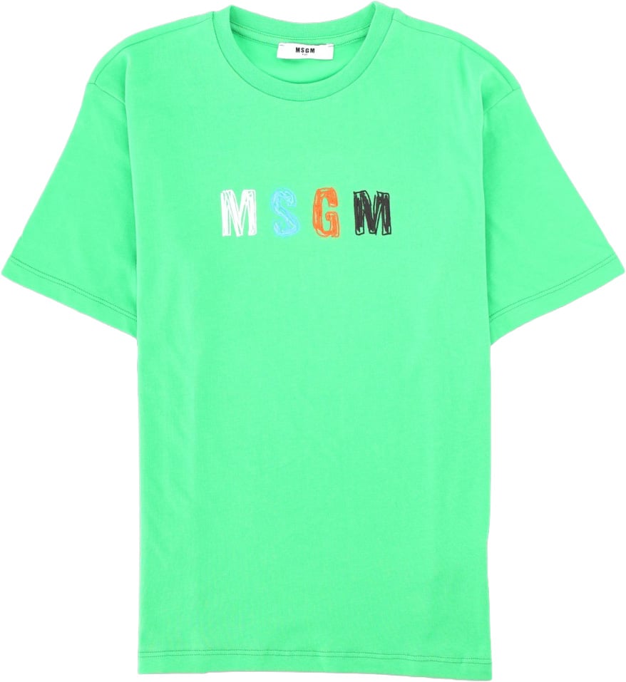 MSGM jersey t-shirt boy Groen
