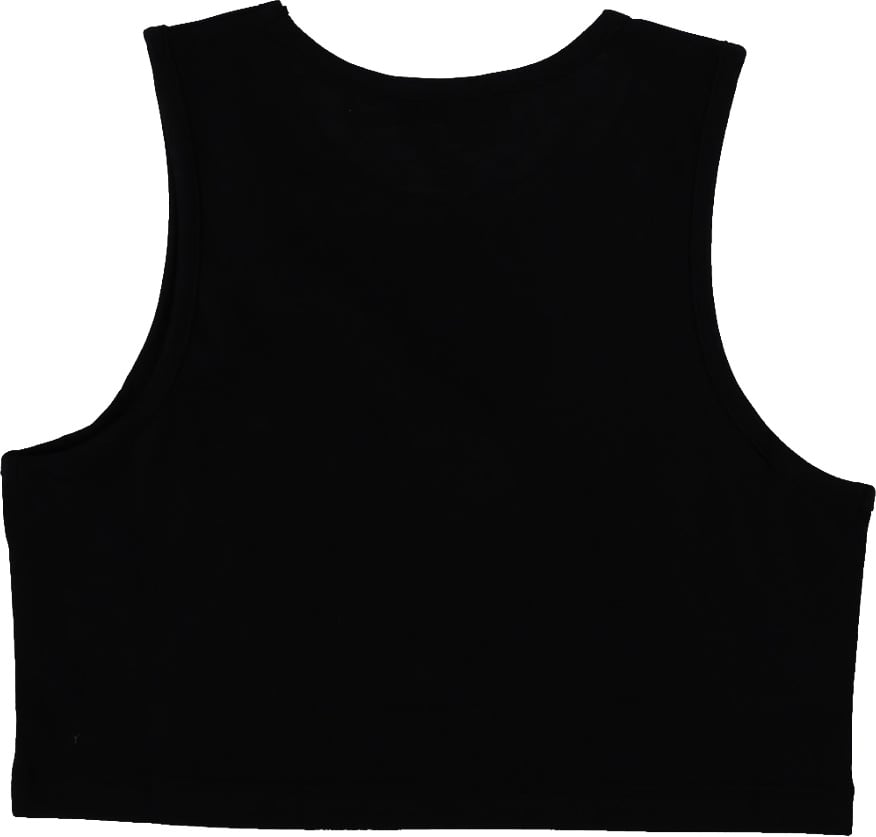 MSGM cropped jersey top girl Zwart
