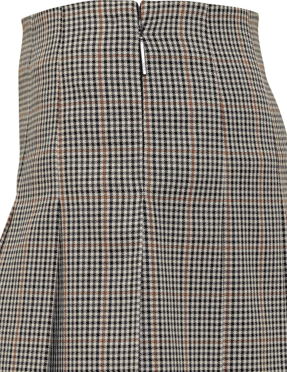 MSGM Gonna Plissé a Quadri MSGM Zwart