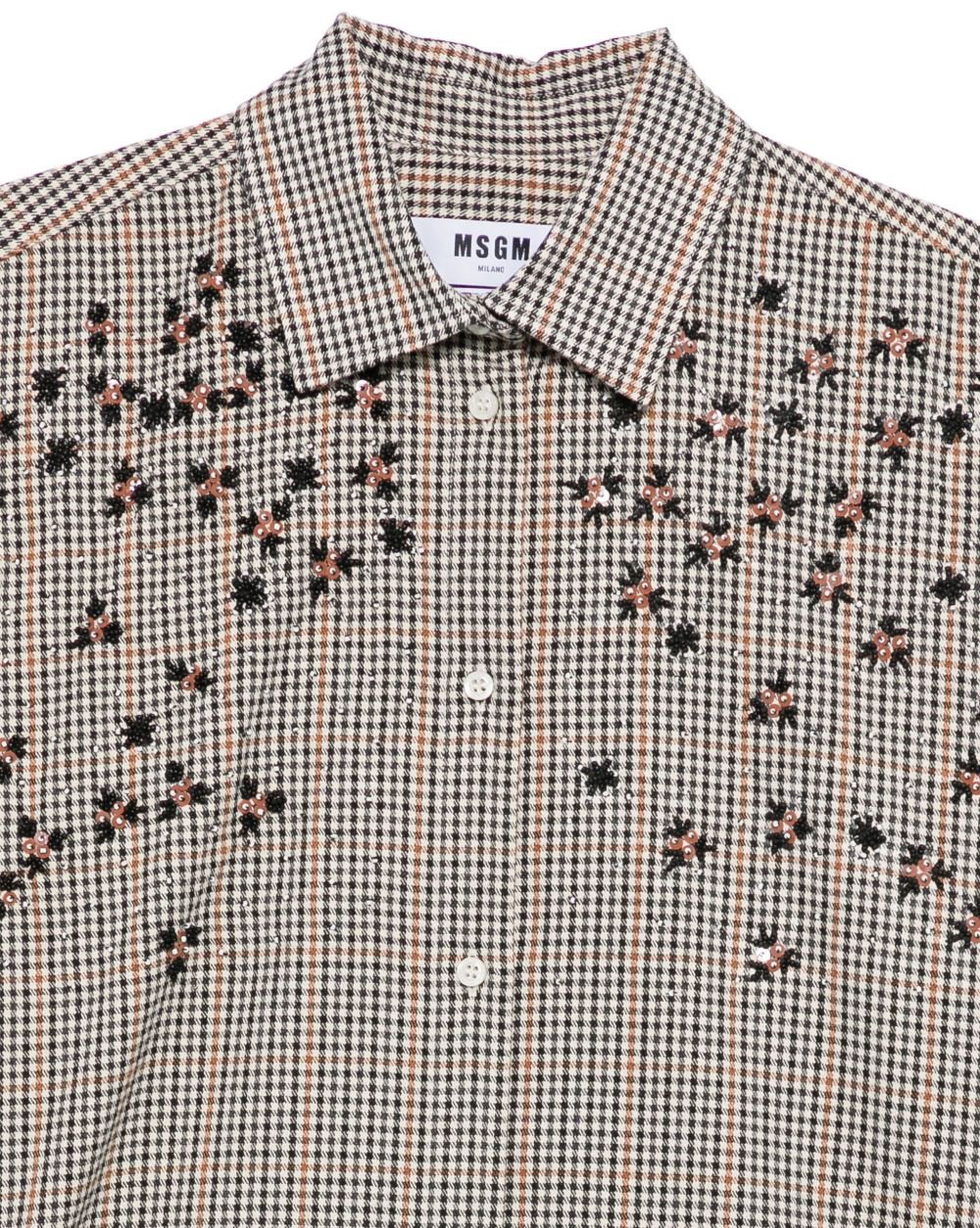 MSGM Shirts Beige Beige