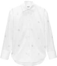 MSGM Shirts White Wit