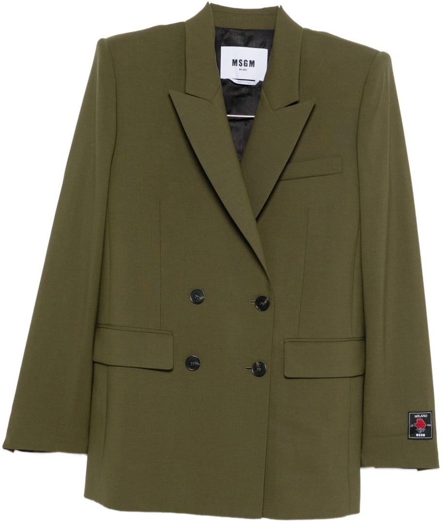 MSGM Jackets Green Groen