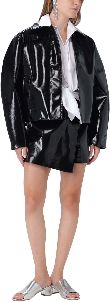 MSGM Coats Black Zwart