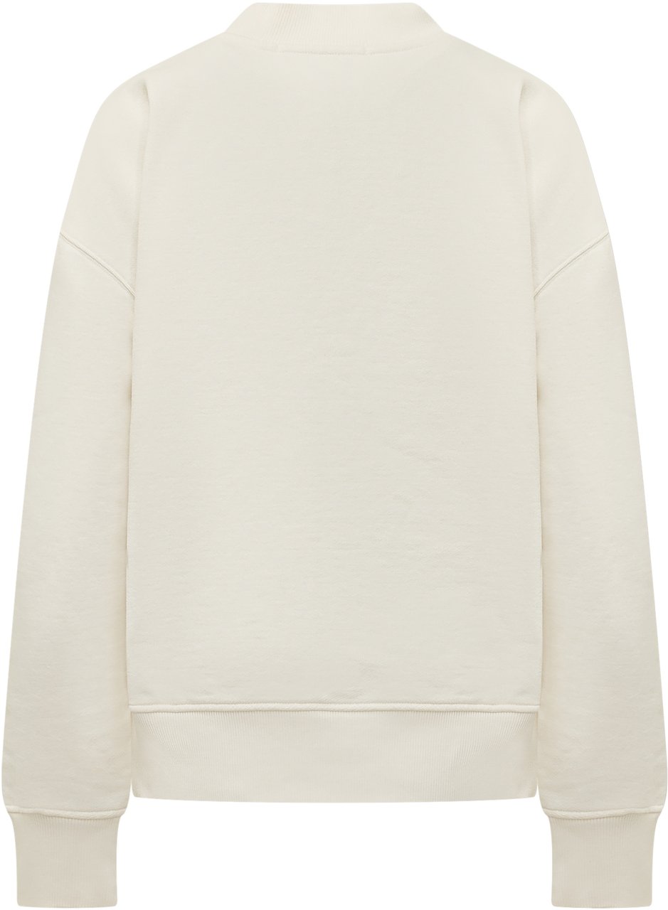 MSGM Sweat Shirt Con Stampa Grafica Wit