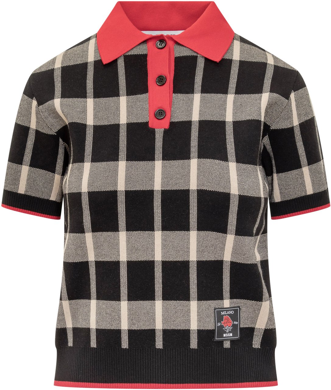 MSGM Polo in maglia MSGM Blauw