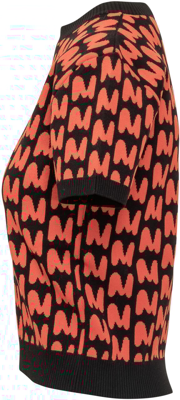 MSGM Tshirt in maglia MSGM Zwart