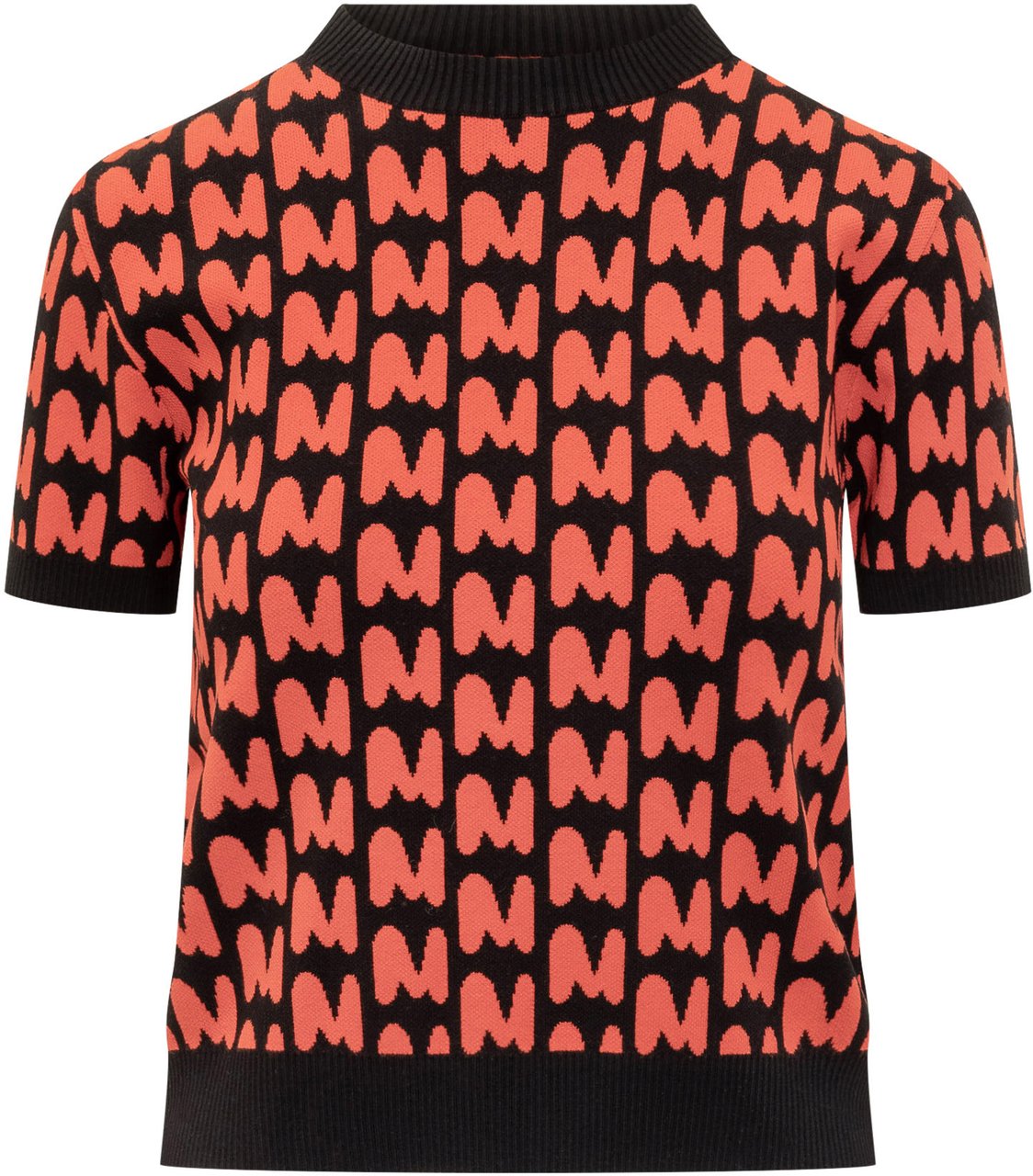 MSGM Tshirt in maglia MSGM Zwart