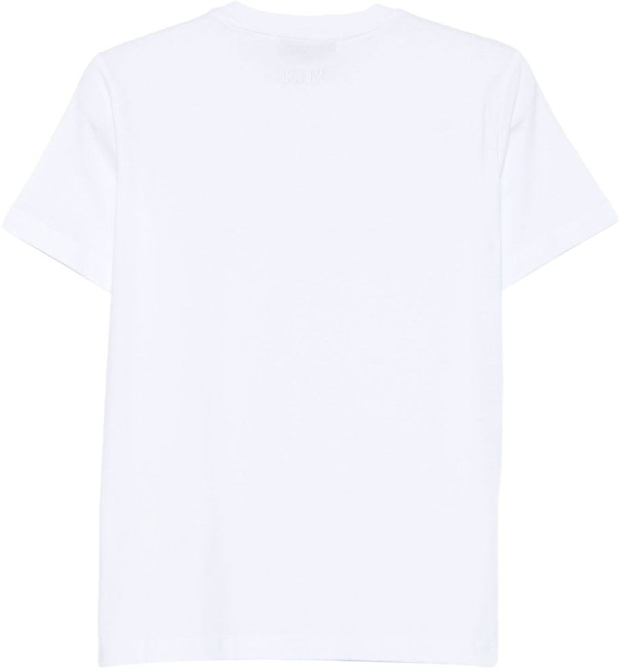 MSGM T-Shirts And Polos Optical White Wit