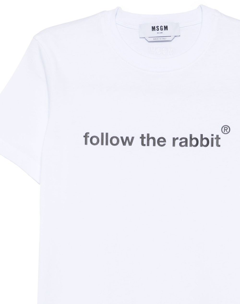 MSGM T-Shirts And Polos White Wit