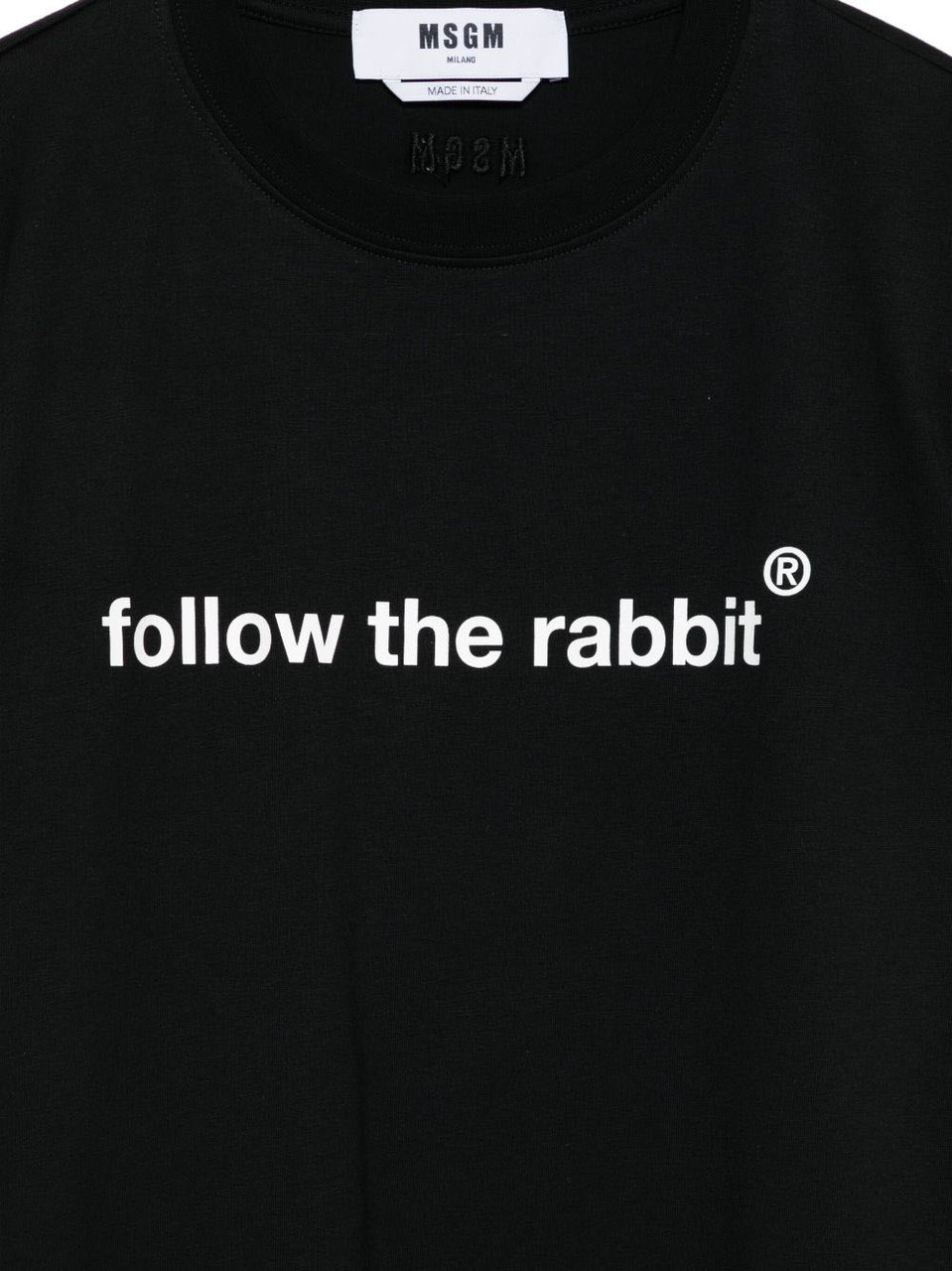 MSGM T-Shirts And Polos Black Zwart