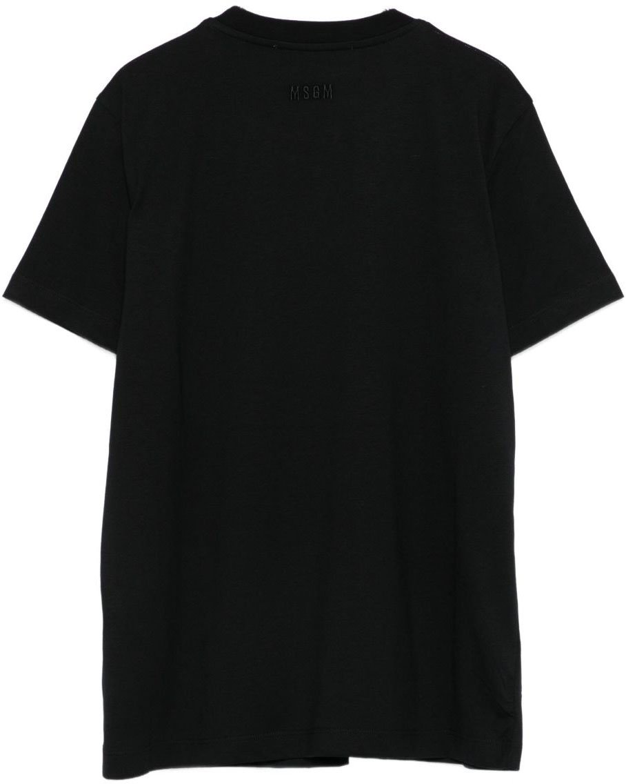 MSGM T-Shirts And Polos Black Zwart
