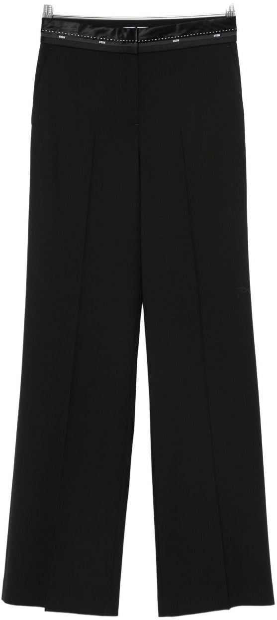 MSGM Msgm Pantaloni Nero Zwart