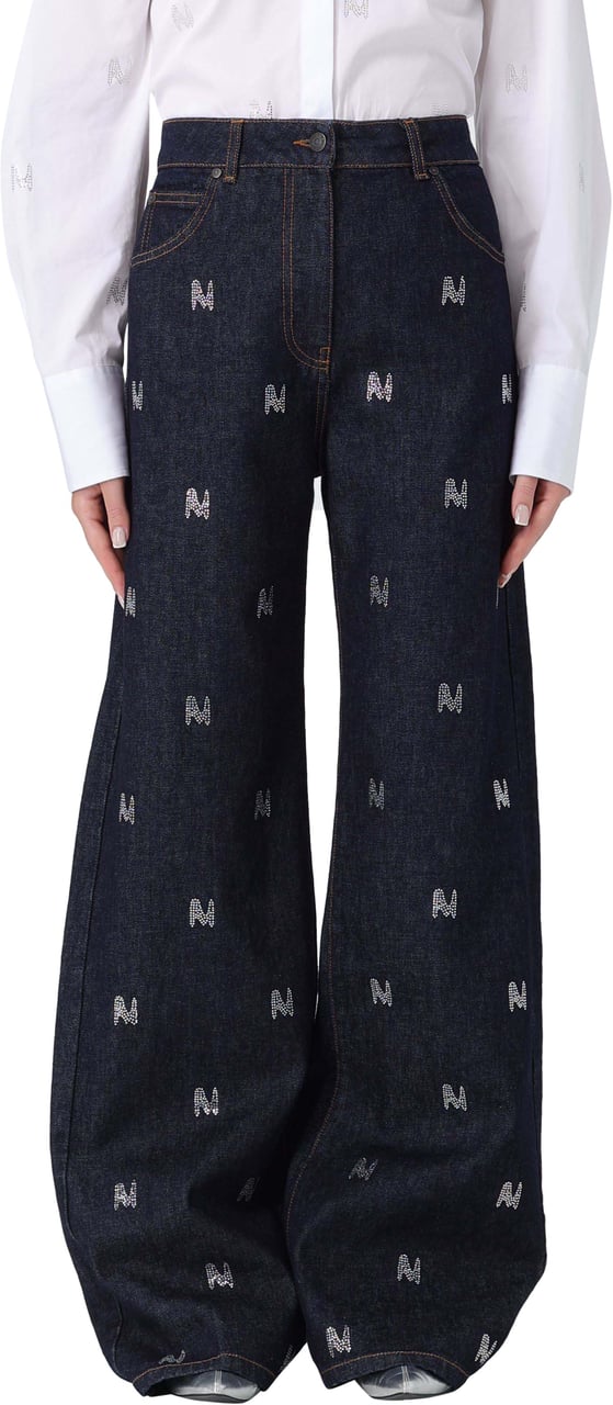 MSGM Jeans Blue Blauw