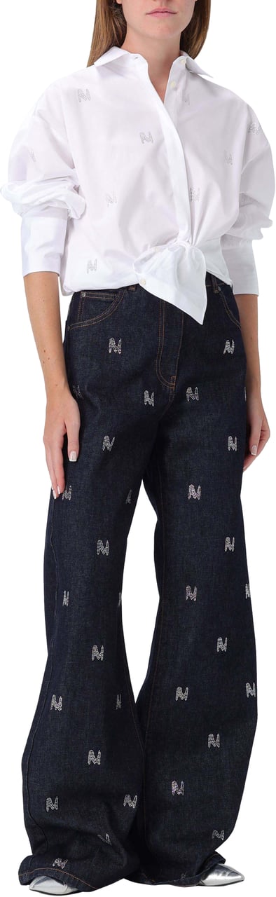 MSGM Jeans Blue Blauw