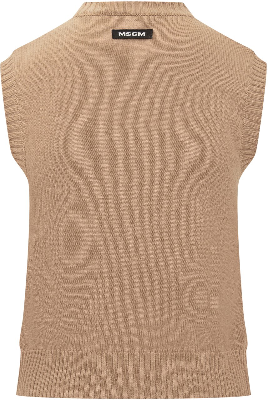 MSGM Sweaters Beige Beige