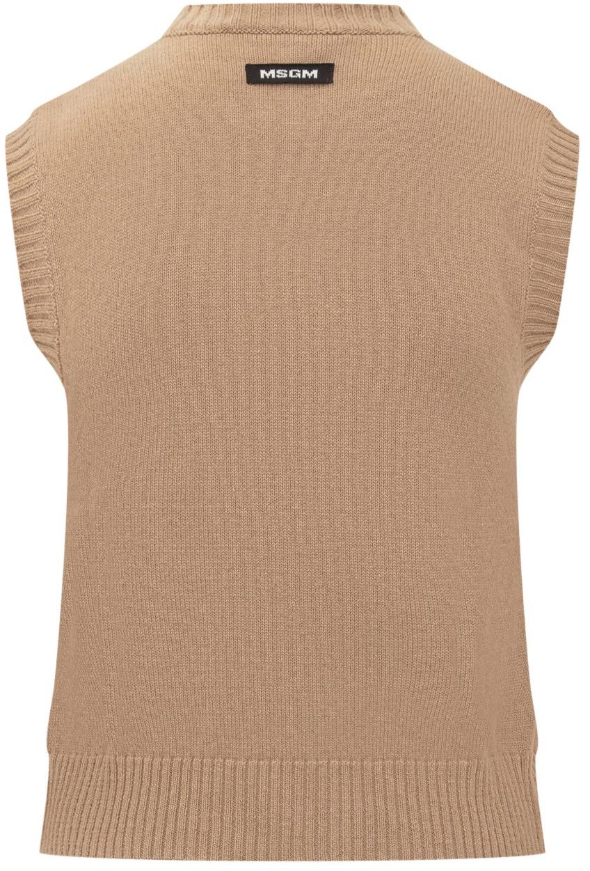 MSGM Sweaters Beige Beige